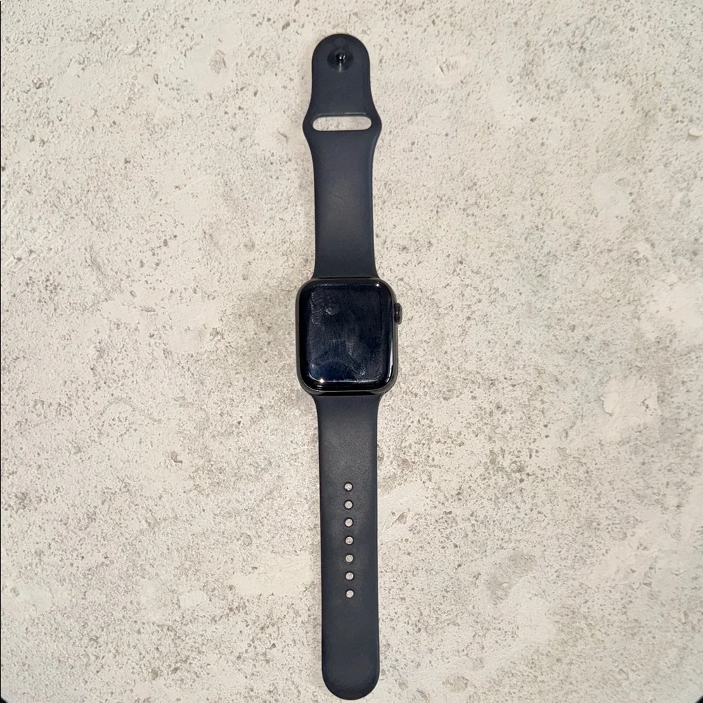 Apple Watch Series 5 44mm with charger not shown